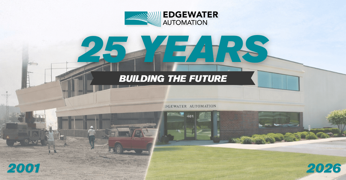 Edgewater Automation 25 Year Anniversary